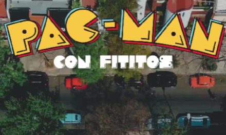 Seis Fititos, un drone y la mejor recreación de un Pac-Man en la vida real sorprendieron a las calles de CABA