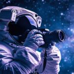 La espectacular imagen de dos galaxias que fotografió un astronauta desde la Estación Espacial