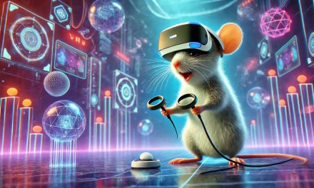 Crean un casco de realidad virtual para ratones: ¿para qué usan este invento adorable y a la vez tenebroso?