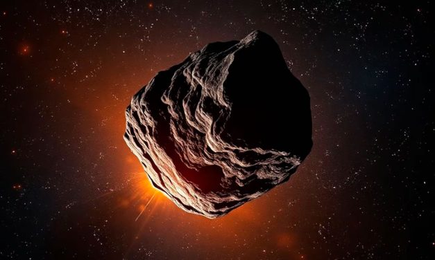 Revelan el “violento origen” del asteroide que podría impactar con la Tierra o la Luna