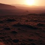La NASA fotografió un atardecer en Marte: así se ve una puesta de Sol en el planeta rojo