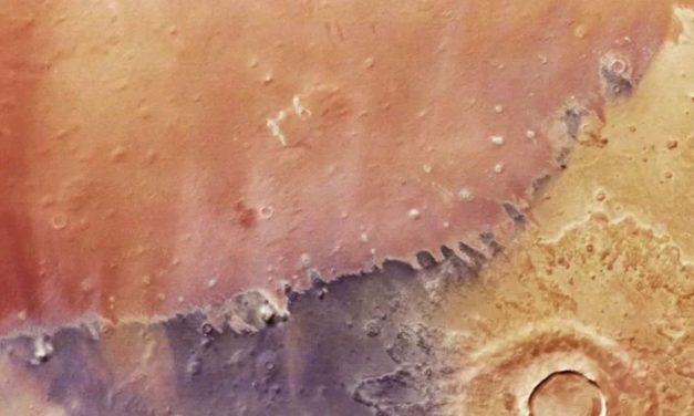 Marte es más que rojo: la Agencia Europea fotografió regiones violetas, naranjas y amarillas en el planeta